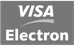 Visa Electron Logo in grau